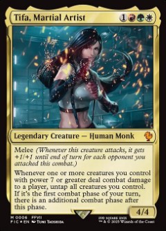 Tifa, Martial Artist Final Fantasy Commander decks